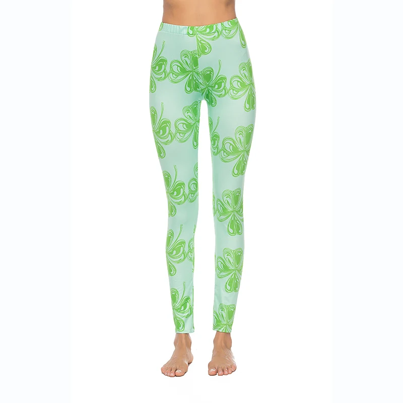 

Women Green Seamless Leggings Tummy Control Yoga Leggings High Waist Booty Leggings Sport Fitness Gym Leggings Athletic Tights