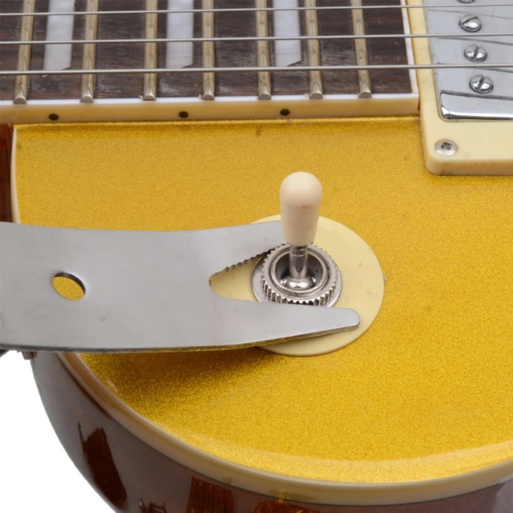 Guitar Bass Stainless Steel Multi tool Spanner Wrench Knob Tuner For