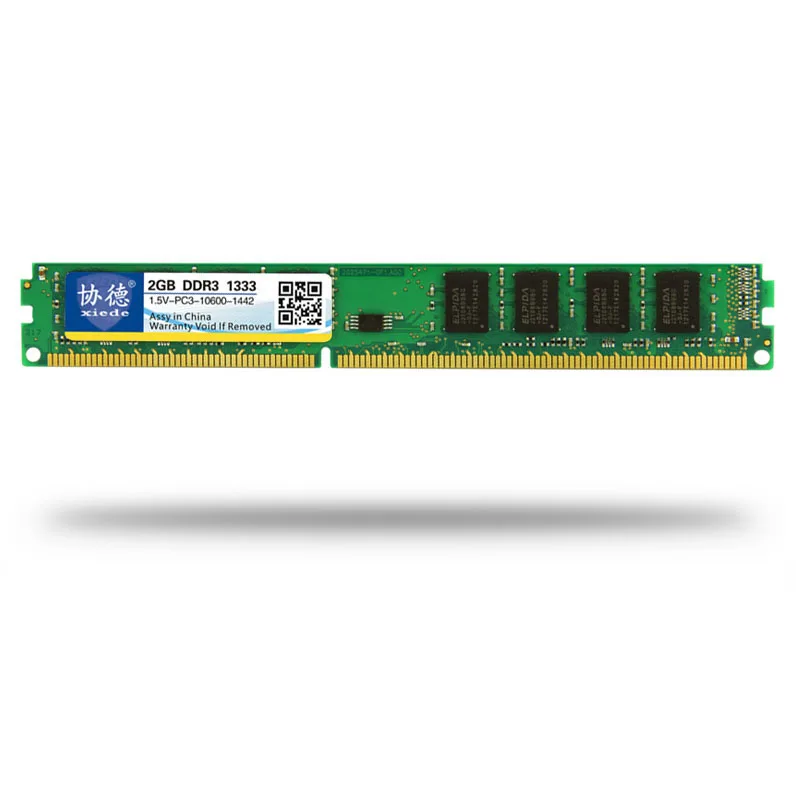 Xiede Desktop Computer Memory Ram Module Ddr3 1333 Pc3-10600 240Pin Dimm 1333Mhz For Amd/Inter