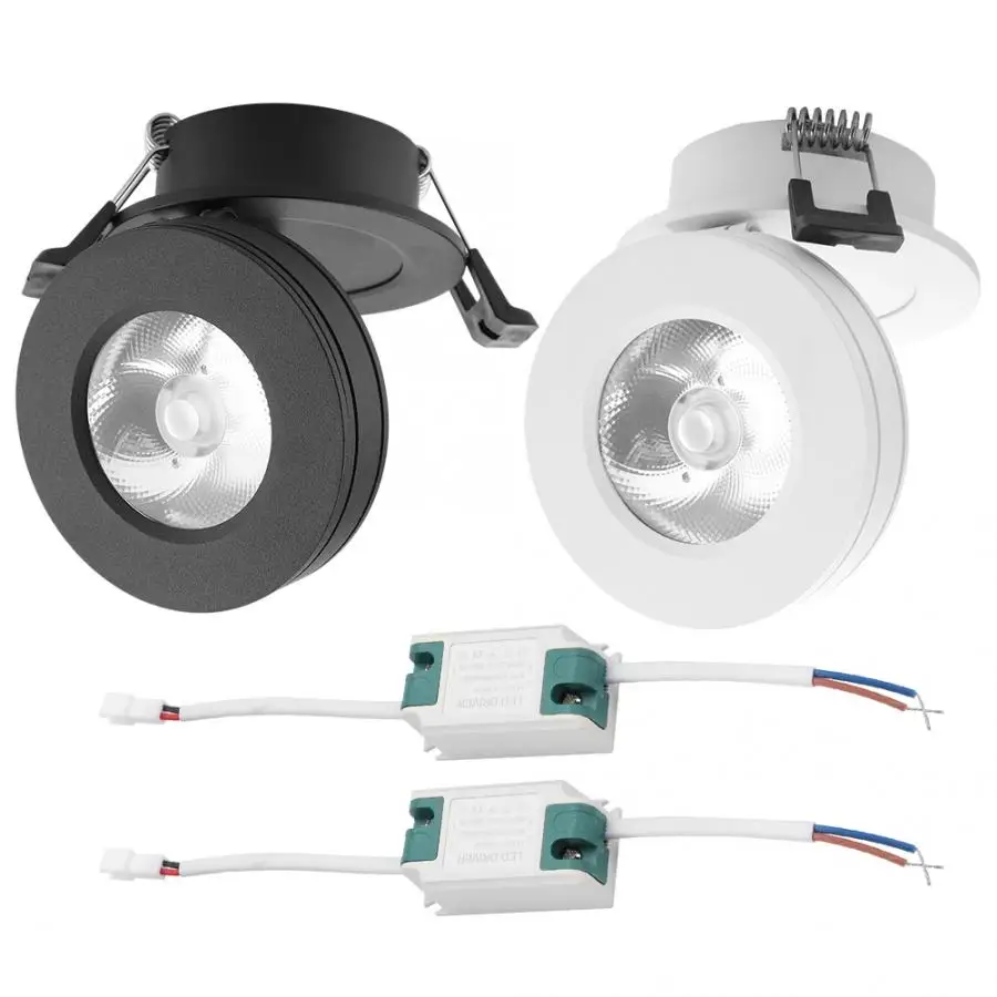 

bedroom AC86-265V COB Recessed Lamp flush light panel for Wall Living Room Indoor spot led encastrable plafond