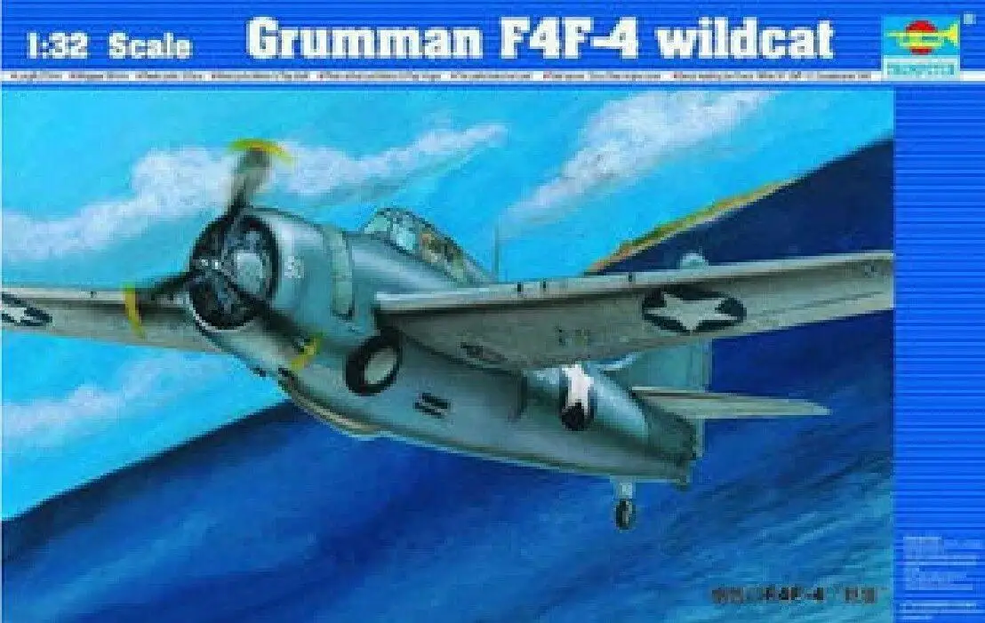 Trumpeter 1/32 02223 Grumman F4F-4 дикий кот | Игрушки и хобби
