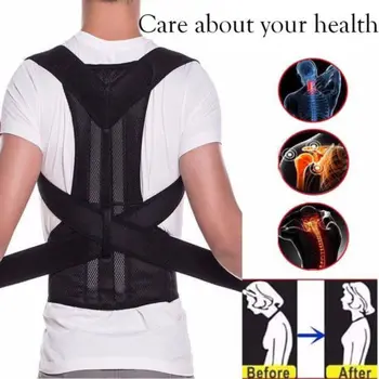 

Unisex Adjustable Posture-corrective Shapers Therapy Back Shapers Lumbar Brace for Men & Women