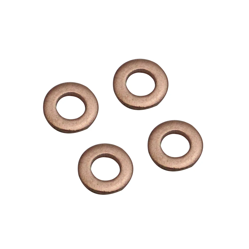 Us 4 12 42 Off Car Accessories Fuel Injector Seal Copper Washer 4pcs For Ford Transit Mk7 2 2 2 4 3 2 2006 In Pistons Rings Rods Parts From