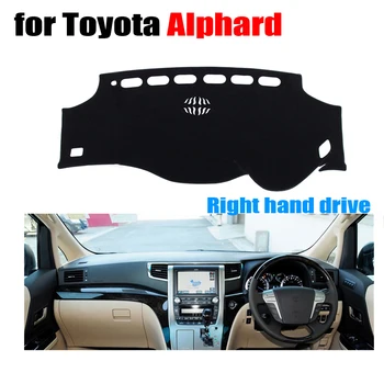 

Car dashboard cover mat for TOYOTA ALPHARD 2008-2017 Right hand drive dashmat pad dash mat covers dashboard accessories