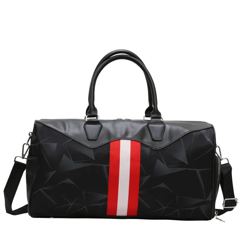 

2018 New Color Collision Wild Short-distance Light Travel Duffle Bag Men And Women Shoulder Portable Sports Fitness Luggage