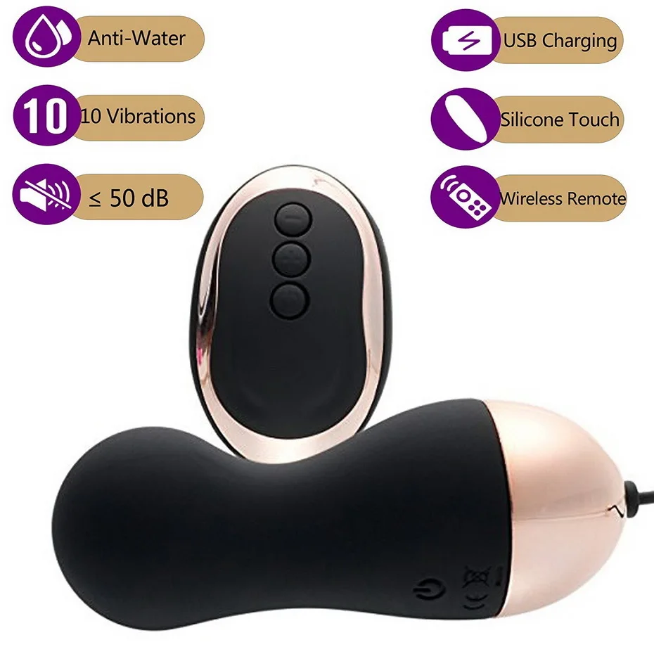 Wireless Remote Control Vibrator Adult Sex Toy Powerful Bullet Vbrating Egg Product for Women Kegel Ball