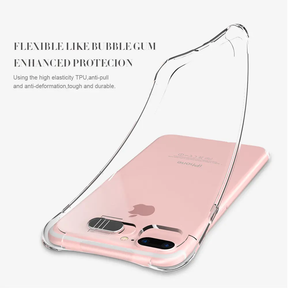 Чехол KISSCASE со светодиодной вспышкой для iPhone X 10 8 7 6s 6 Plus светящийся мягкий