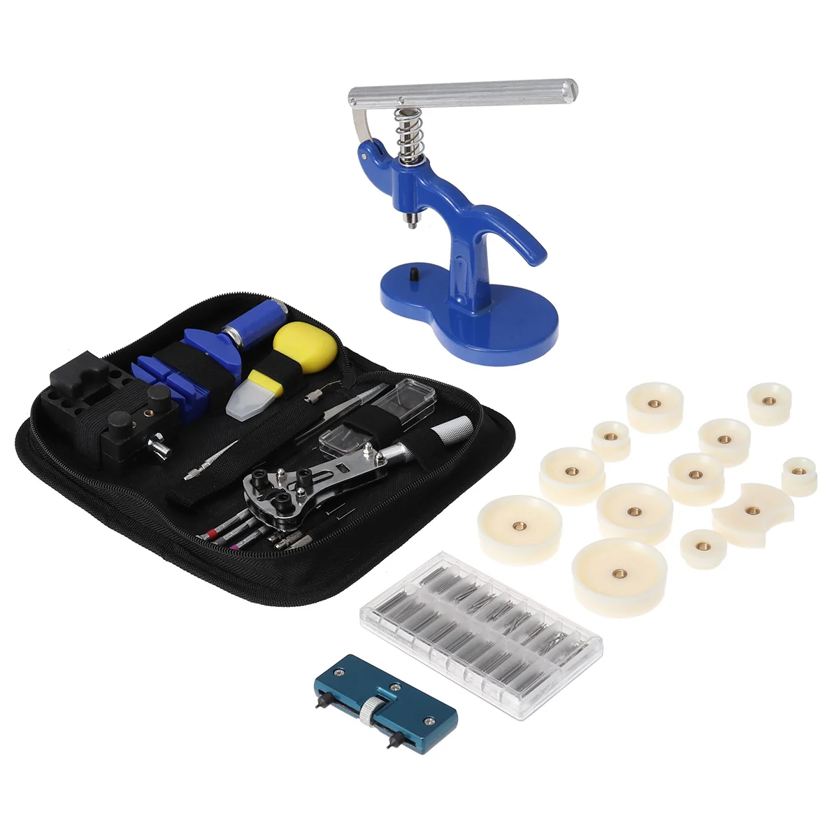 

404pcs/set Repair Tool Kit Watch Maintenance Watch Apart Watch Repair Manual Easy to Use Back Case Opener Professional
