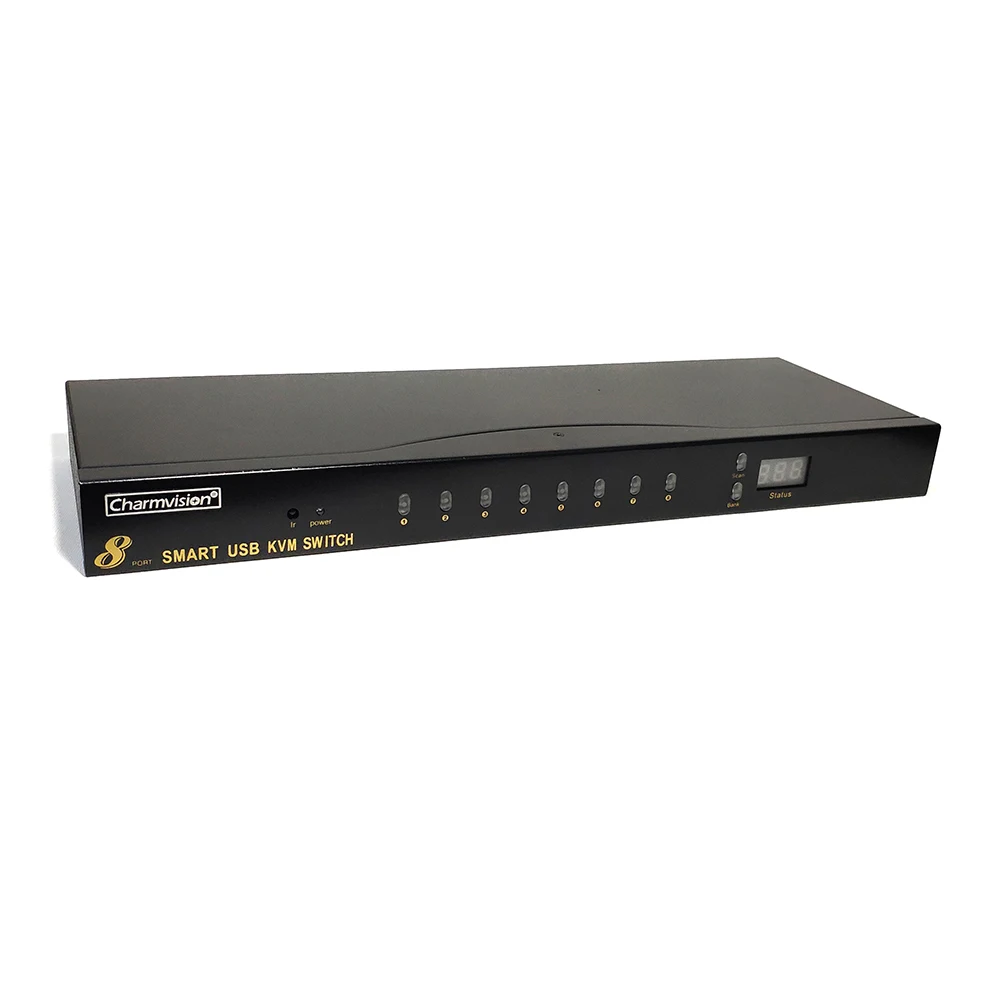 Usb коммутатор Charmvision UK801R 8 портов KVM 4 порта USB 2 0 синхронный пульт дистанционного