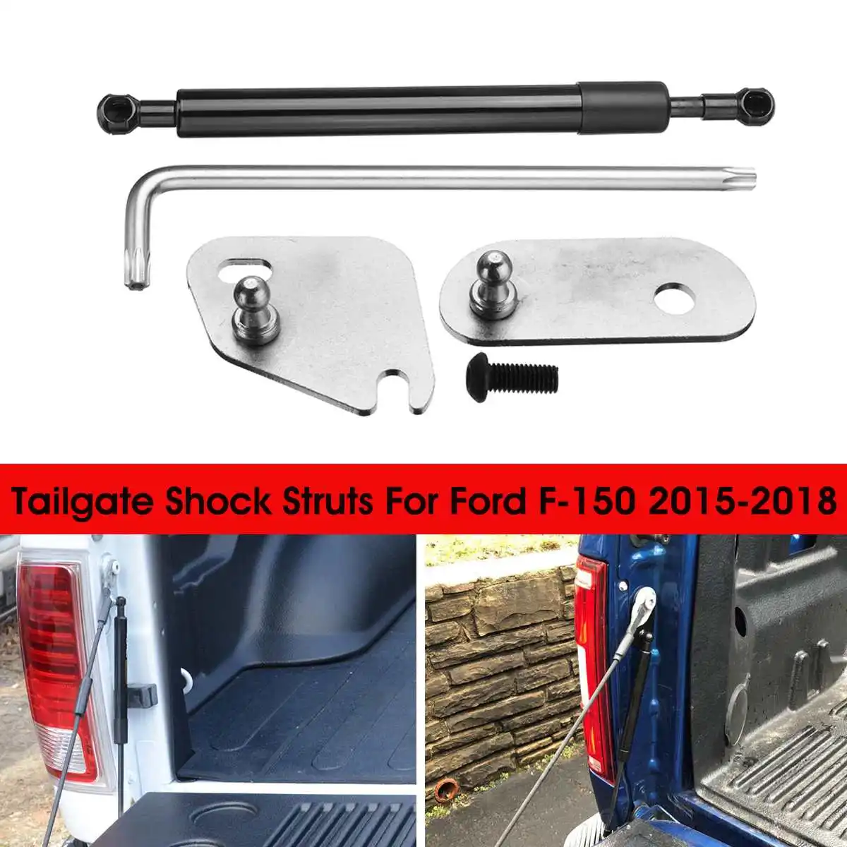 

Car Tailgate Trunk Hydraumatic Shock Struts Bars Support Props Rod Arm Gas Spring For Ford F150 2015 2016 20172018