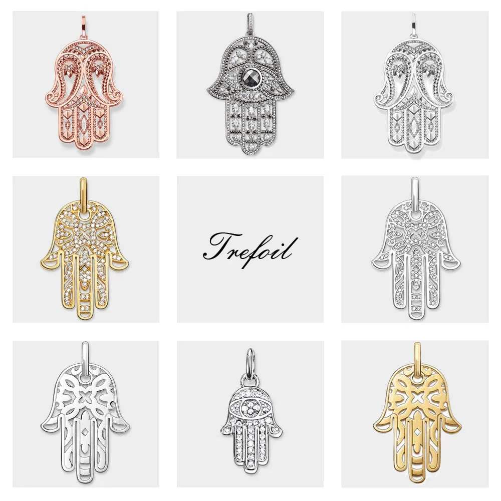 

Hand of Fatima Pendant,2019 Brand New Thomas Ts Fashion Jewelry 925 Sterling Silver Vintage Gift For Women Men Fit Necklace