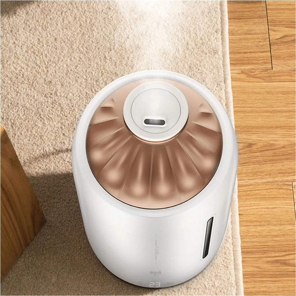 Tanie Xiaomi Deerma 5l nawilżacz powietrza oczyszczacz powietrza Mist Maker czas pracy z inteligentnym ekranem dotykowym regulowana ilość mgły