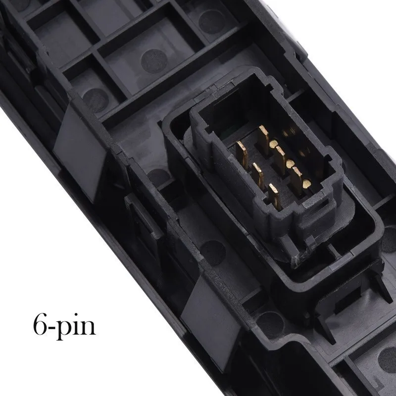 NS изменить Электрический переключатель окна, 6pins, пассажира Мощность оконный переключатель для peugeot 207 2007- 6490HQ 6554HJ