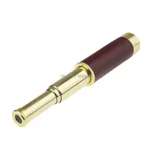 25x30 пират высокой мощности однотрубный Карманный телескоп пиратство зеркало с кожаным подарком телескоп