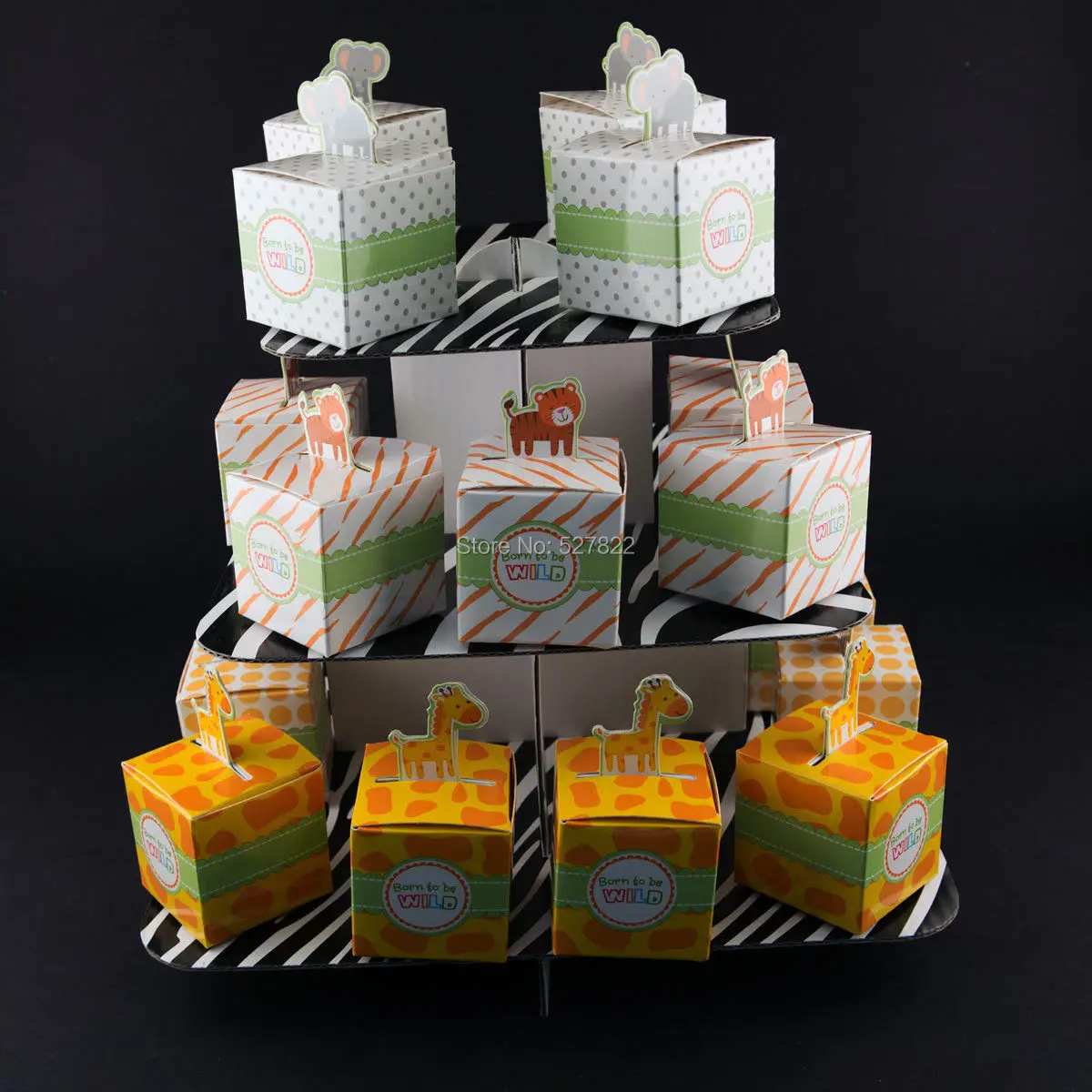 Свадебные украшения 10 шт складной поделки животных коробка конфет на свадьбу для свадебной и подарки Коробки