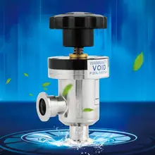 KF25 ниже запорный клапан 304 из нержавеющей стали высокий вакуумный запорный клапан ручной правый угол ниже запорный клапан Kleppen