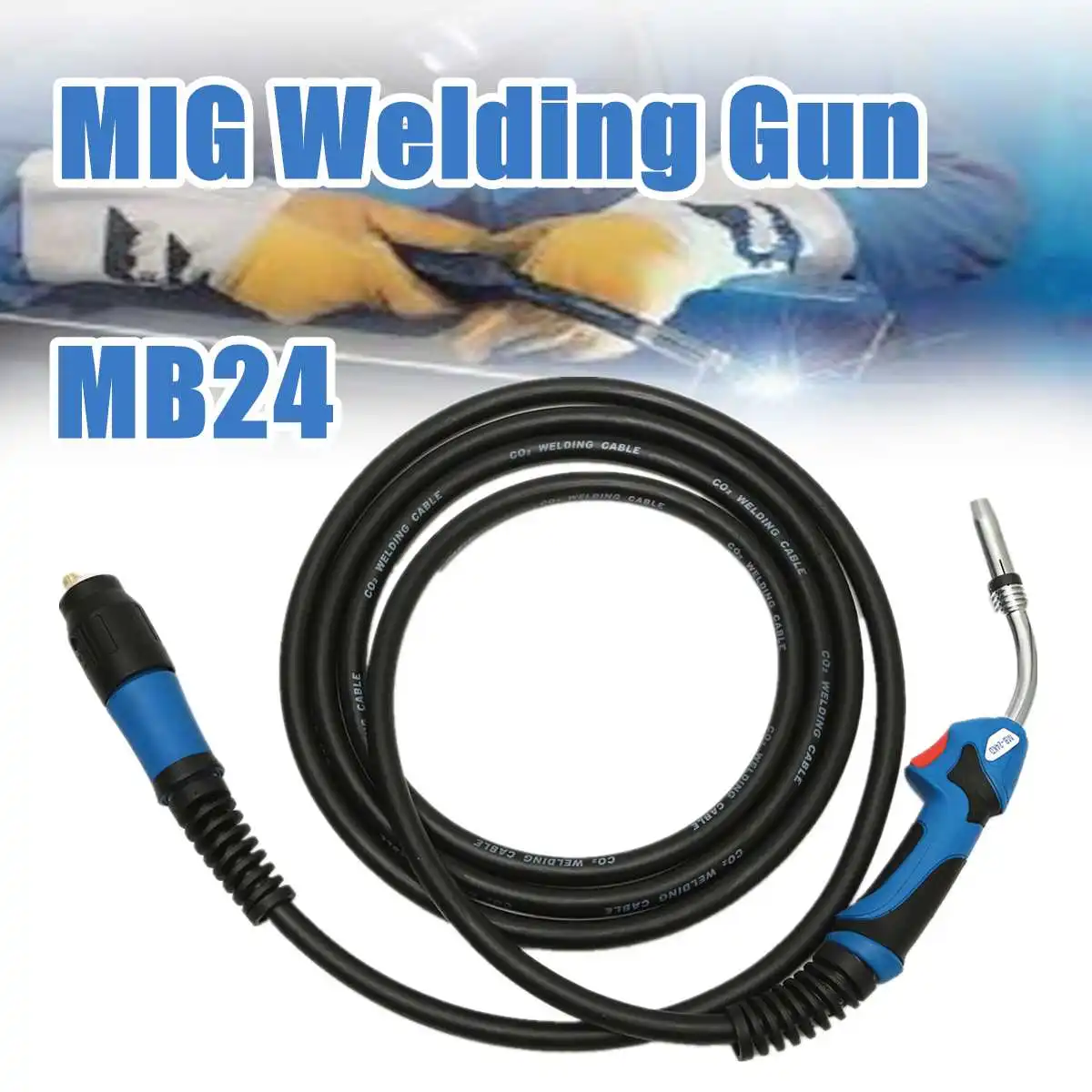 

High Quality MB24 MIG Welding Gun-Torch with 5 Meter Length Lead Electric Welder Torch Stinger Parts