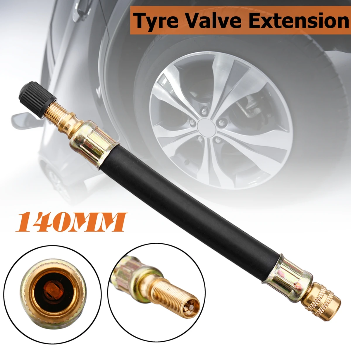 105mm 140mm 210mm Tyre Valve Extension Dual Tire Wheel Truck Transit