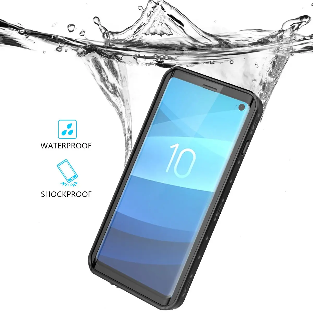 

IP68 Waterproof phone Case For Samsung Galaxy S10 Cover 360 Degree Protection Dustproof Shockproof Protect Shell For Galaxy S10