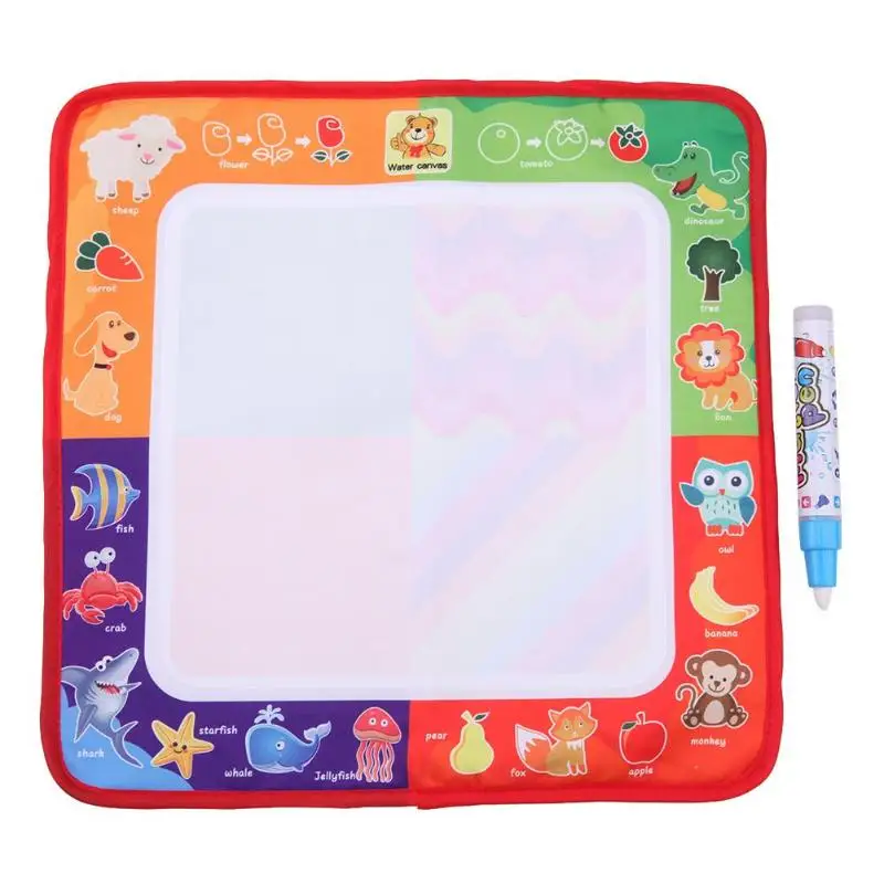 

Magic Animal Water Drawing Cloth Board and Magic Pen Water Baby Kids Puzzle Doodle Painting Educational Learning Toys