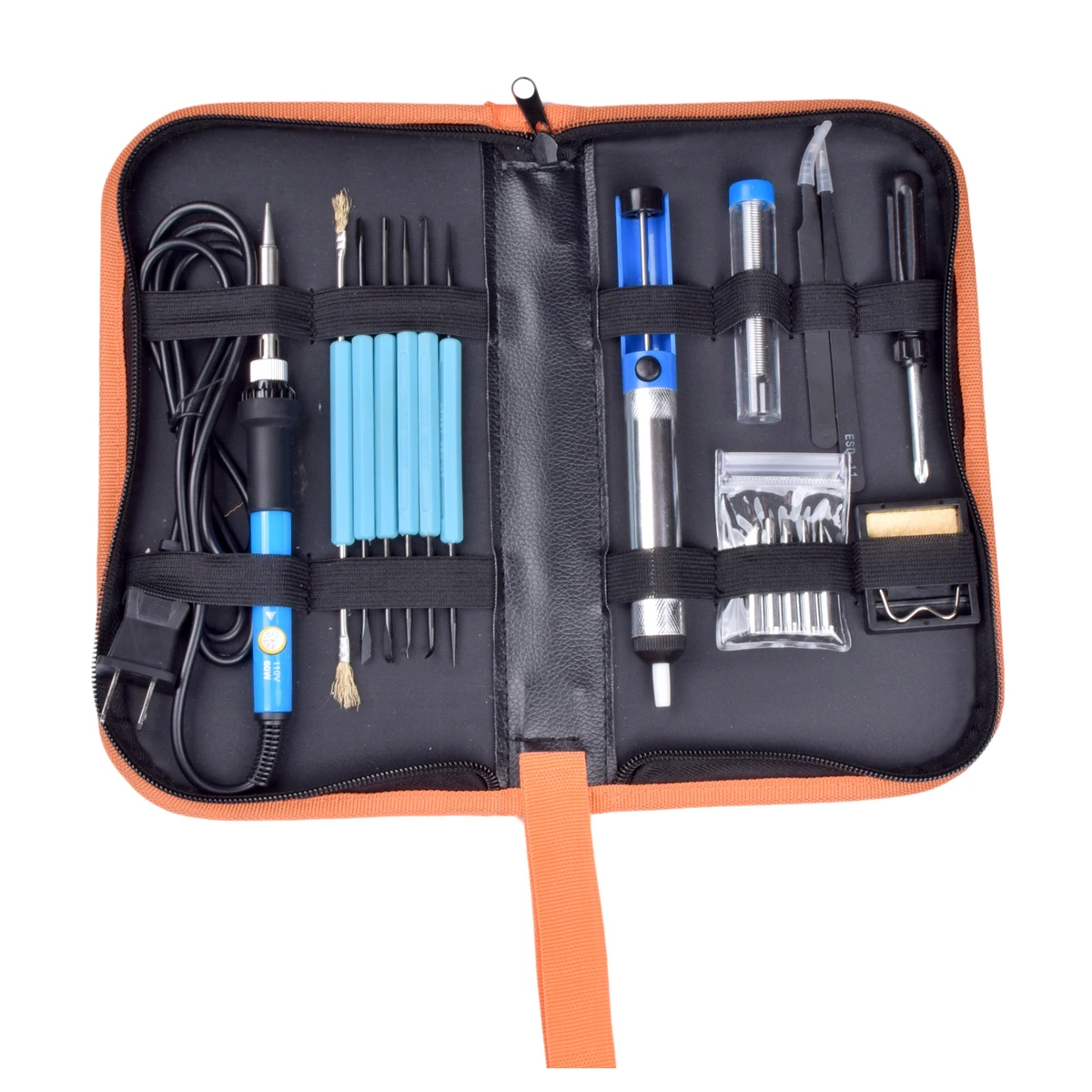 

Electric Soldering Iron 220V Electric Solder Starter Tool Kit Set With EU-Plug Power Adapter Tool Sets