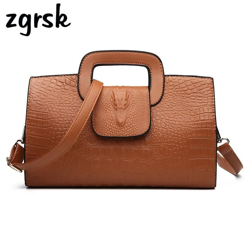 

Crocodile Luxury Handbags Women Bags Designer Shoulder Bag Alligator Handbag Ladies Pu Leather Tote Bag Crossbody Messenger Bag