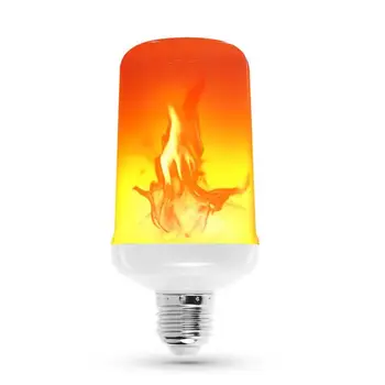 

E27 LED Flame Effect Fire Light Bulb Flickering Holiday Decoration Lamp