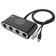 ALLOYSEED 2 In 1 Game Controller Adapter Converter Cable Compatible with Nintend Switch NGC Wii U PC Games Cable Accessories