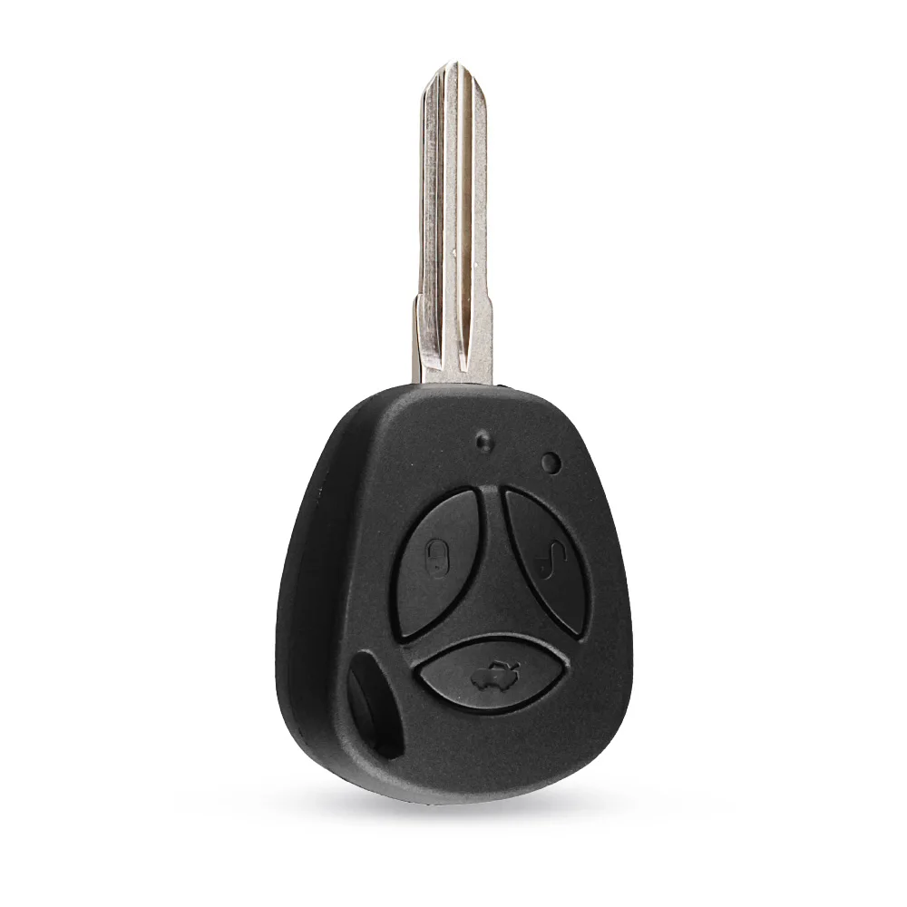 Dandkey 3 кнопки Замена ключа автомобиля оболочка для Lada Vesta Granta Priora Kalina Uncut авто пустой дистанционный чехол для ключа крышка Fob