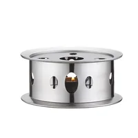 Coffee Candle Base Stainless Steel Practical Trivets Dish Heater Teapot Warmer Round Silver Coffee Candle Base Stainless Steel Practical Trivets Dish Heater Teapot Warmer Round Silver