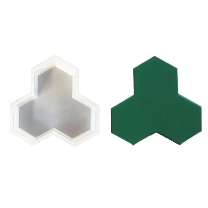 

Concrete Mold Pavement DIY Plastic Path Maker Mold Paving Cement Brick the Stone Road Paving Moulds Tool for Garden Decoration