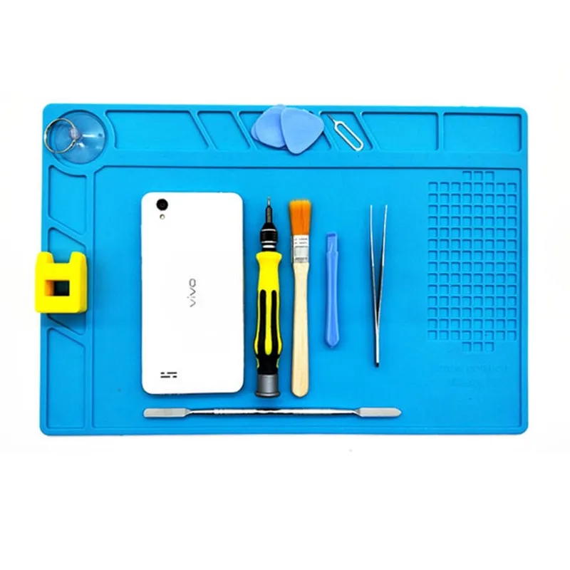 

Silicone Repairing Mat Heat Insulation Pad High Temperature Workbench Welding Anti-static Pad Phone PC Computer Repair EasyTools