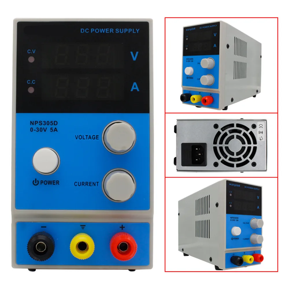 

30V 60V 100V 3A 5A 10A Voltage Regulator 0.1V 0.01A Digital Adjustable Switch DC Power Supply