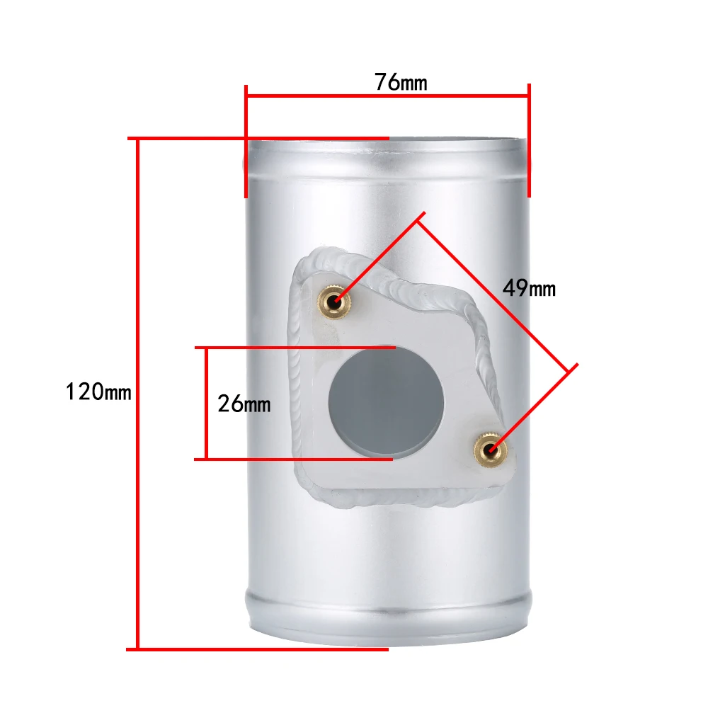 Адаптер датчика воздушного потока, крепление для расходомера, 76 мм 3,", подходит для Toyota MAZDA SUBARU Honda MAF, производительность