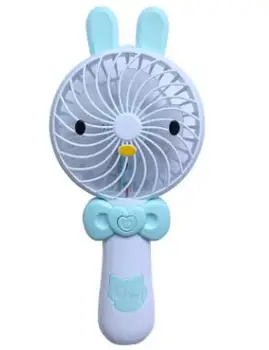 

SOONHUA USB Portable Cute Rabbit Mini Small Fan Handheld Fan For Both Indoor Outdoor