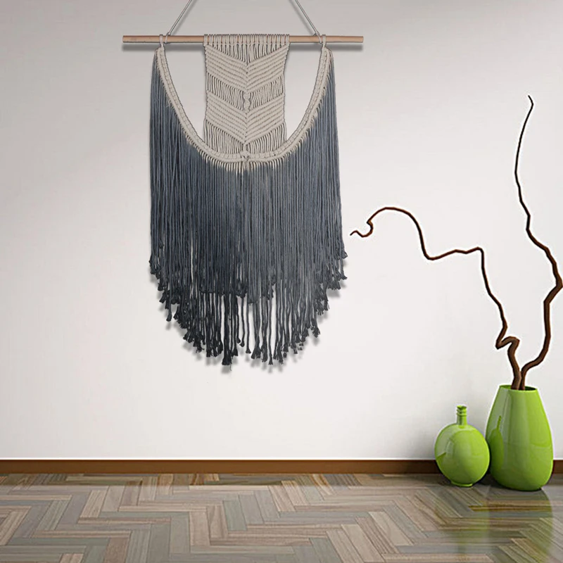 

Cotton woven bohemian tapestry Wall Hanging Simple modern living Home Art Psychedelic room decoration wedding wall hangings