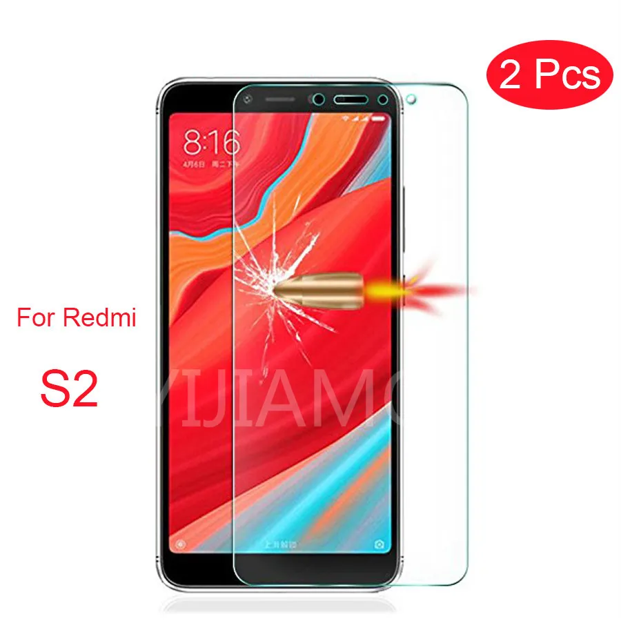 Стекло для Redmi 7 6 закаленное стекло Xiaomi S2 6a Pro защита экрана Edge Xiomi Y2 защитная