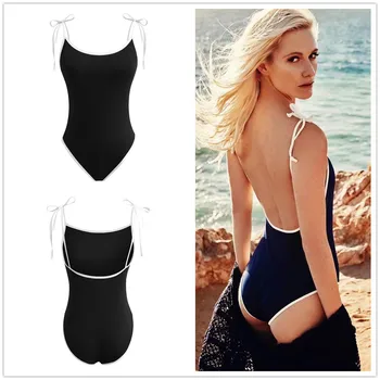

Yewa Sexy Halter Tops Camisole Bodysuit Off Shoulder Frenulum Rompers Womens Jumpsuit Skinny Backless 2019 Summer New Arrivals