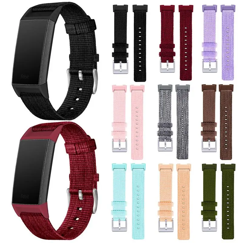 Для Fitbit Charge 3 баллистический долговечный в стиле милитари Nato тканевый нейлоновый