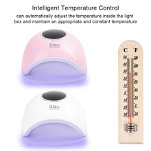 72W LED UV Nail Dryer Smart Nail Phototherapy Gel Polish Curing Tools nail lamps ec