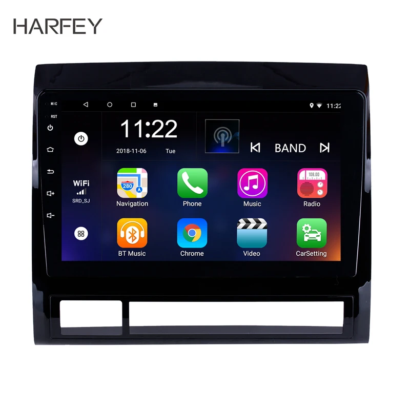 Головное устройство Harfey для 2005 2013 TOYOTA TACOMA/HILUX (американская версия) Android 10 0 9 дюймов