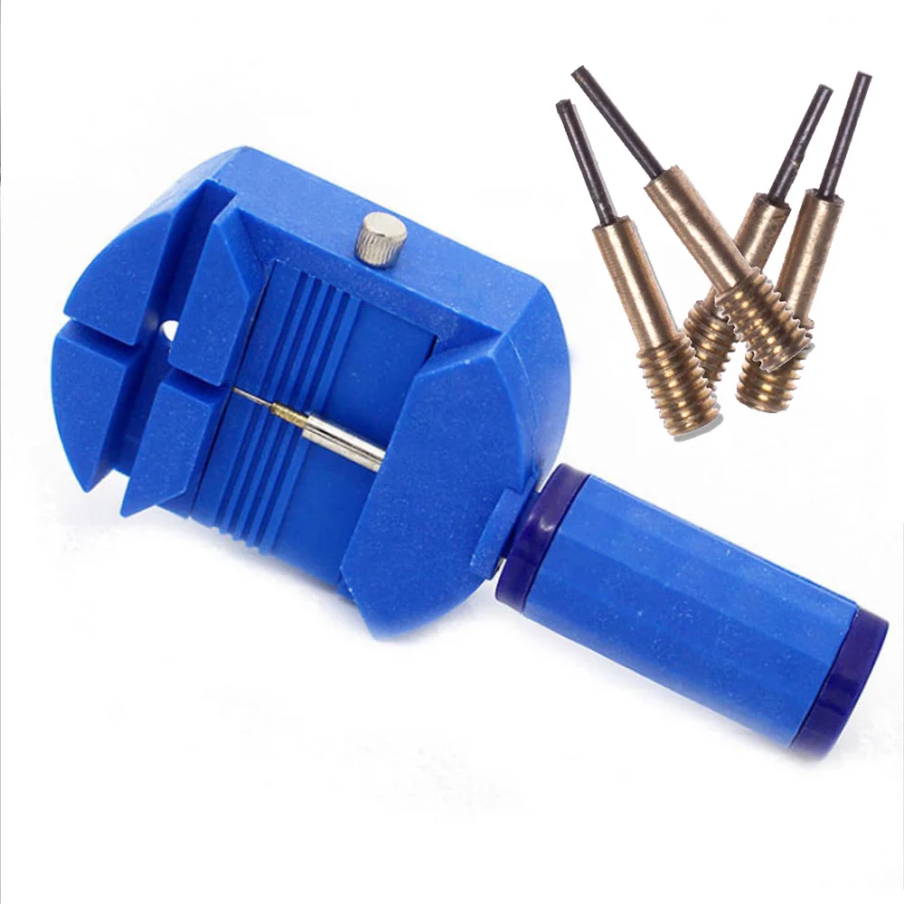 

Watch Link Remover Tool Band Slit Strap Bracelet Pin Adjuster Repair Tools Blue Practical Watch Repair Tool