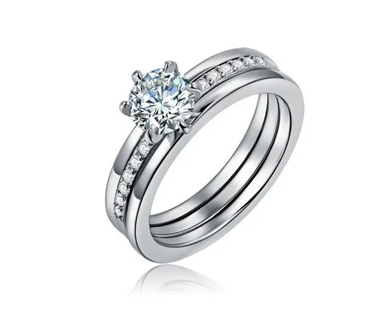 

Ornaments Yes Woman Be Engaged Lovers Ring Set Jewellery Jewelry Factory rings for women boho anillos mujer HER518 jiezh