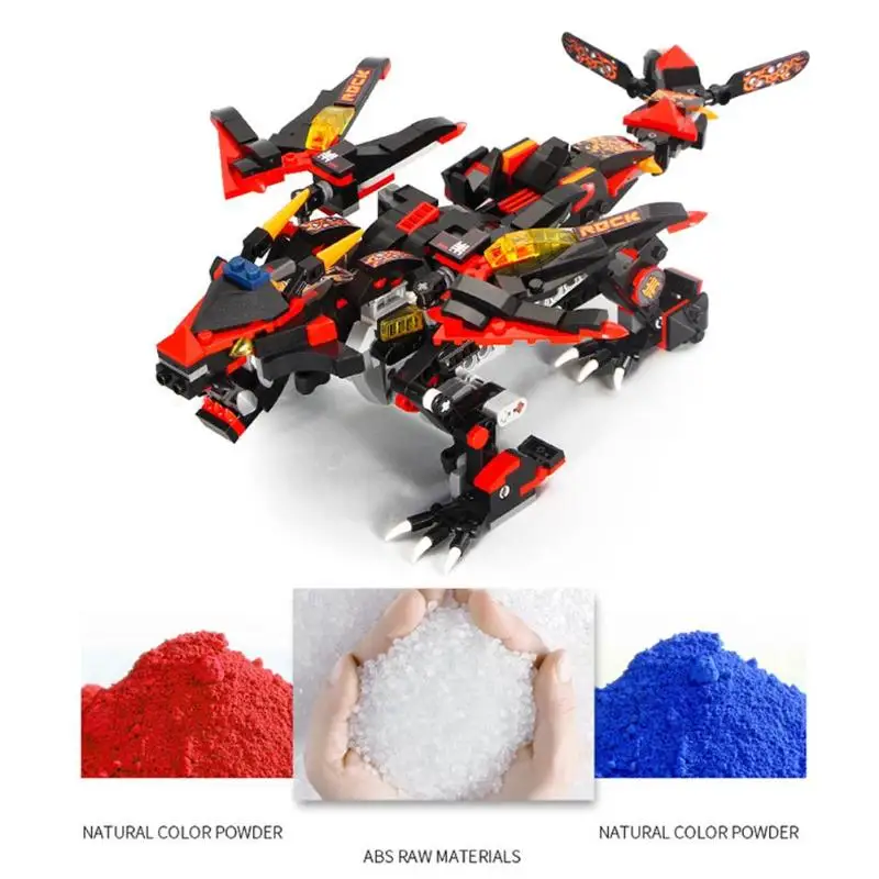 

2.4G Remote Control Dinosaur Building Block 433PCS Kids Assemble Toys
