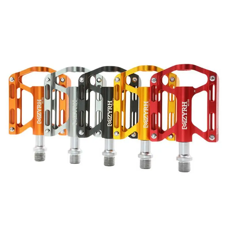 

For MZYRH Bicycle Pedals Aluminum Pedal Riding Spare Parts Mountain Bike Ultra Light Non-Slip Bearing Feet Bicycle Pedals