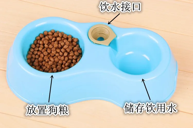 Высокое качество с двойным выходом, для собаки Посуда Чаша Кошка питьевой фонтан блюдо для еды миска для домашних животных автоматический дозатор воды питатель