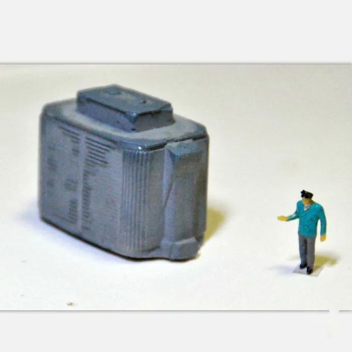 

Die casting resin Transformer Train Model 1 87ho Architecture Scene Sand Table Railway Periphery Collocation