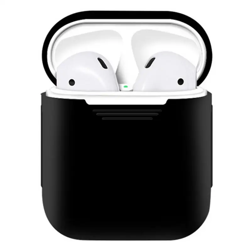 Silicone Case Bluetooth Headset Storage Box Wireless Headphones Dust-Drop Proof Storage Set Luminous Cover For Airpods Apple