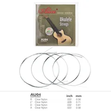 4 Pçs/set Soprano Ukulele Cordas Set Parte Substituição de Cordas de Nylon Cordas Ukulele Uke Ukelele Instrumento Acessórios