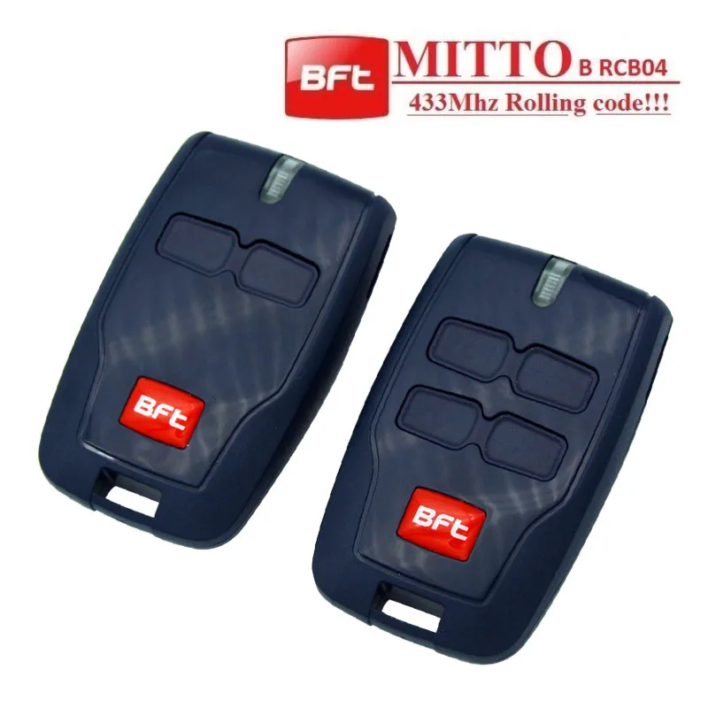 

BFT MITTO B RCB02 RCB04 garage door remote control rolling code 433.92MHz